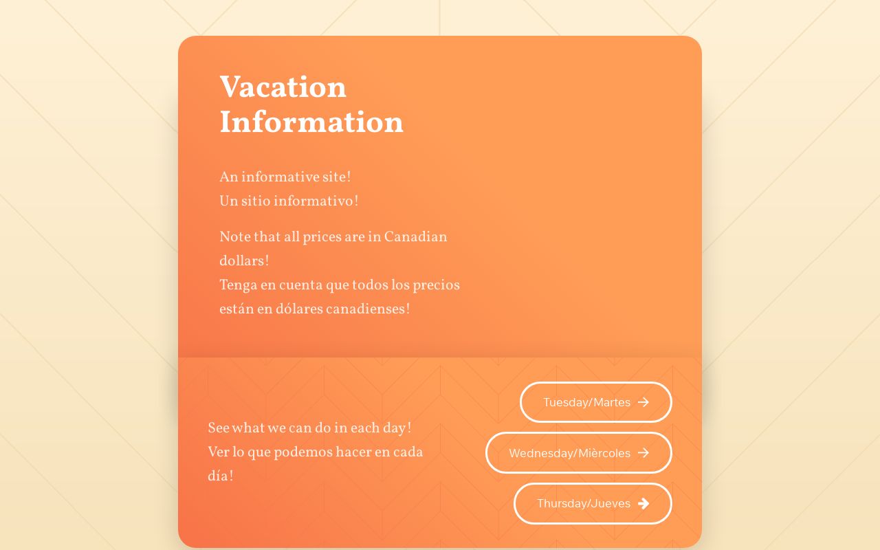 Carrd profile picture for @vacation